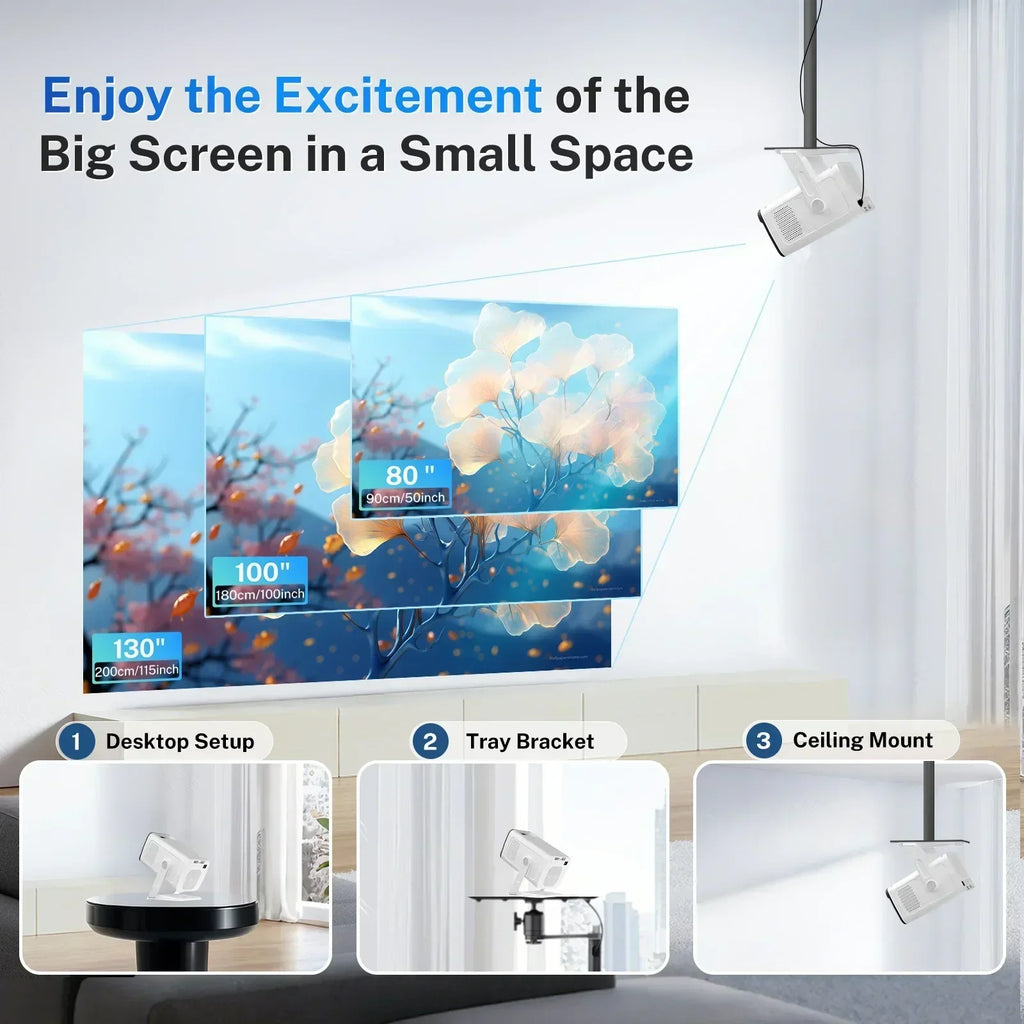 Lyncast Smart Mini Projector 4K